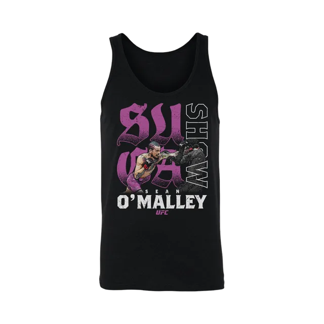 Black With White Tank-Top, Black With White / Pink / And Gray Accents