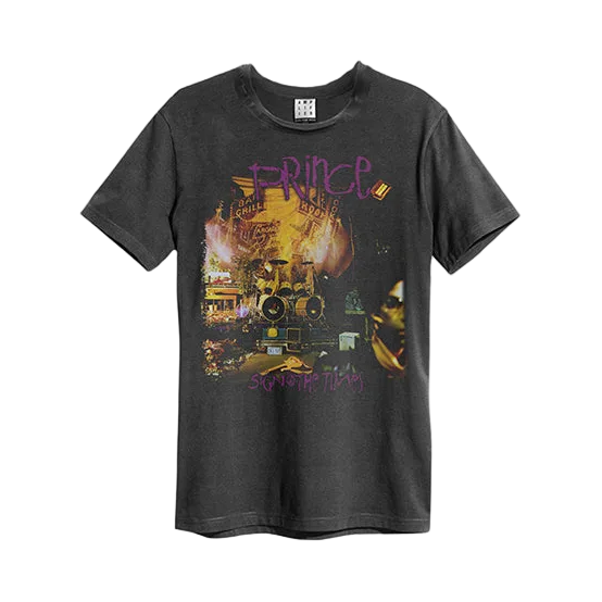 Charcoal Grey T-Shirt, Charcoal Grey / Multicolor Graphic