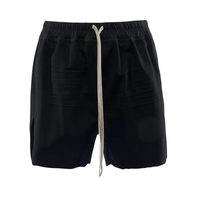 Rickowensmainline Shorts, Black / White Drawstring