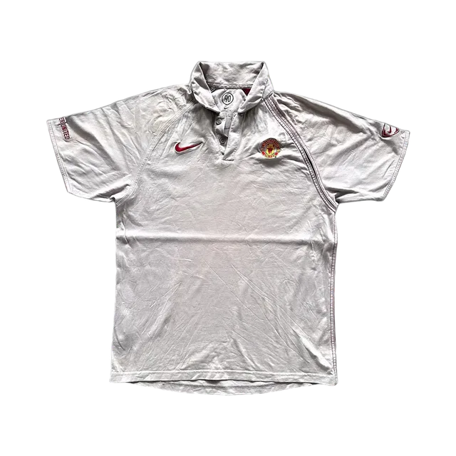 Manchester United Crest Shirt, Grey / Red / White / Yellow