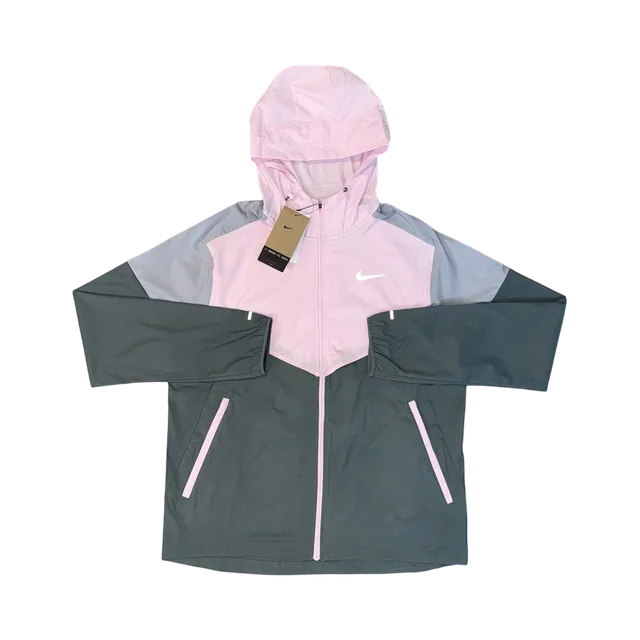 Nike Dri-Fit Windrunner Jacket - Foam Pink / Grey, Grey And Pink