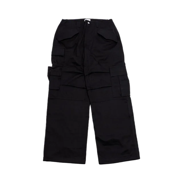 Rhude Pants, Black With White Stitching