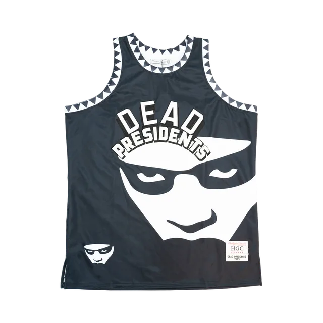 Black Tank-Top, Black / White / Red / And Light Blue