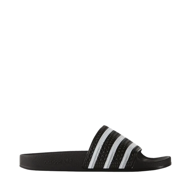 Adidas Adilette - Black / White, Black And White