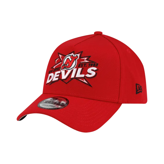 New Jersey Devils Cap, Red / White / Black