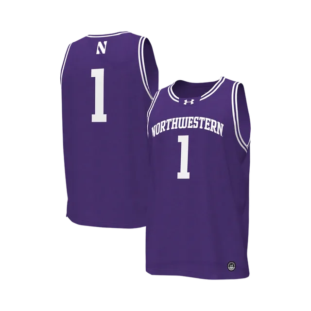 Under Armour Jersey, Purple / White