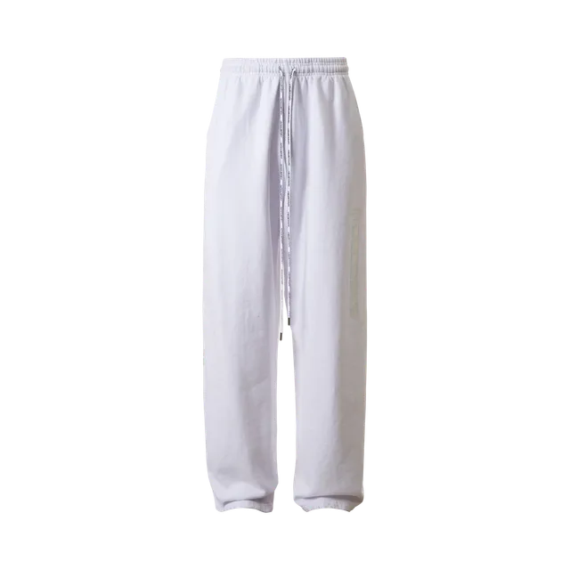 Olive Green Sweatpants, Olive Green / White