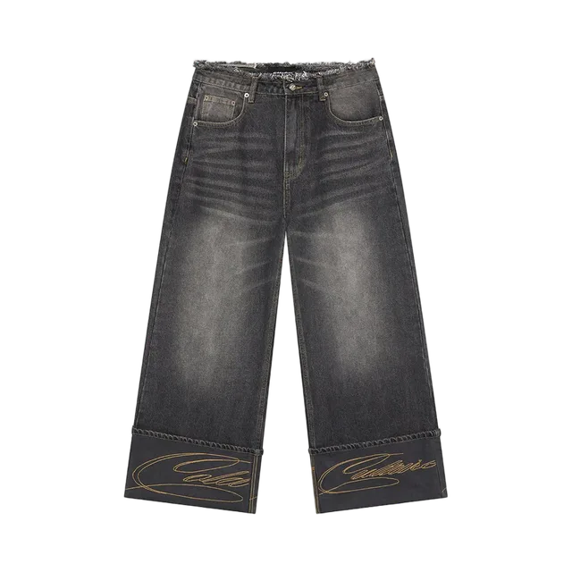 Charcoal Grey With Yellow Pants, Charcoal Grey With Yellow