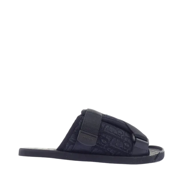 Dior Slides, Black / Beige