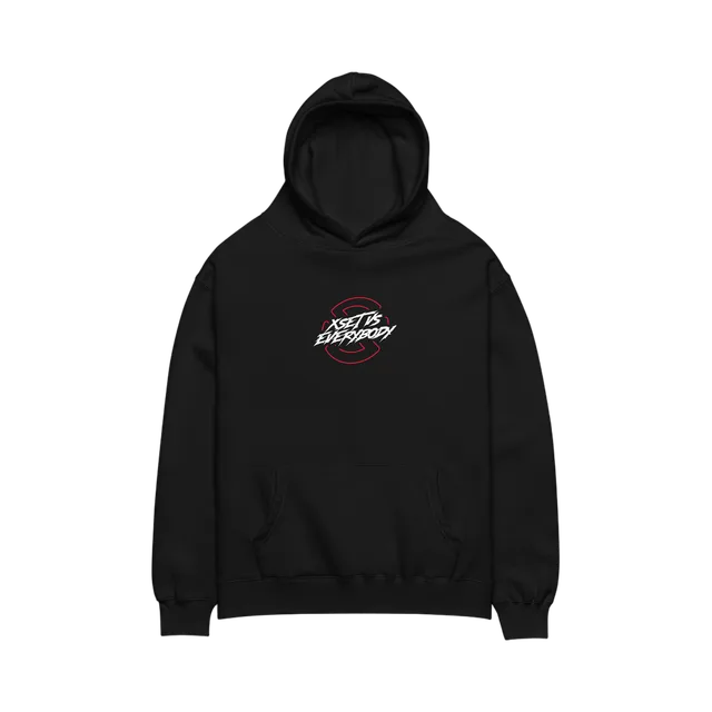Saint Morta Hoodie, Black / Pink