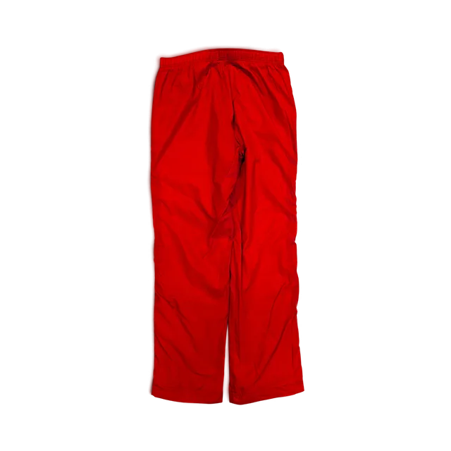 Nike Sweatpants, Red With White And Dark Grey Side Stripes