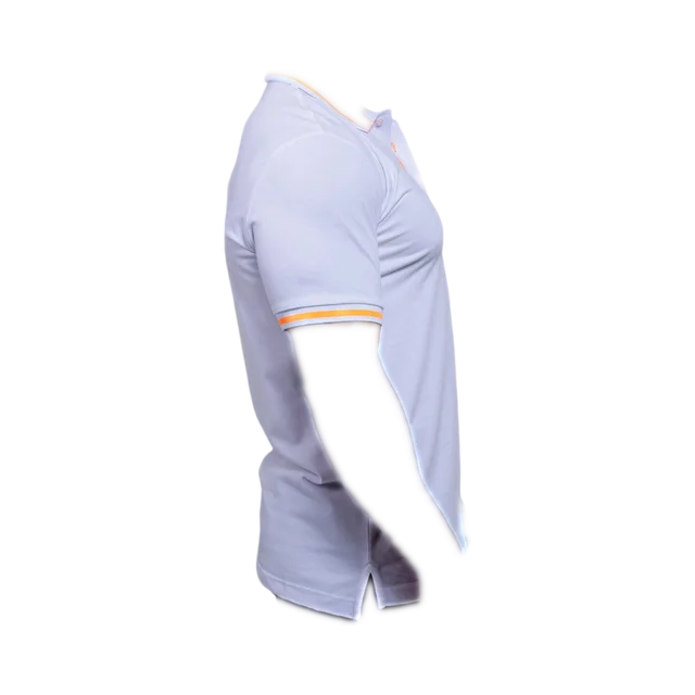 Orange With White Collar And Dark Accent Shirt, Orange With White Collar And Dark Accent