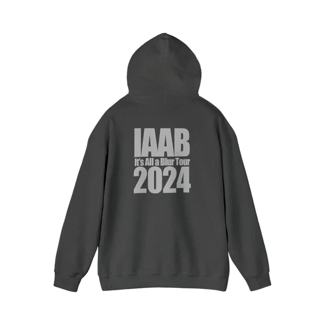 Black With Multicolored Text Print Hoodie, Black With Multicolored Text Print