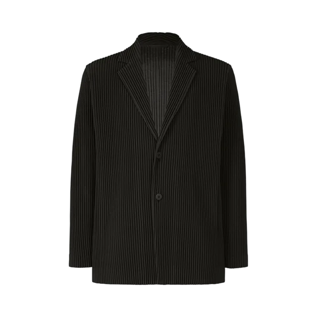 Homme Plissé Issey Miyake Jacket, Charcoal Grey