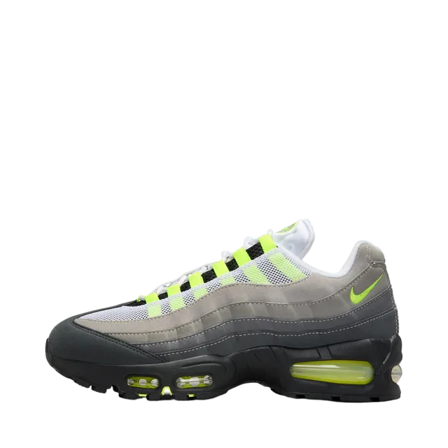 Nike Sneakers, White/Grey / Neon Green / Pink
