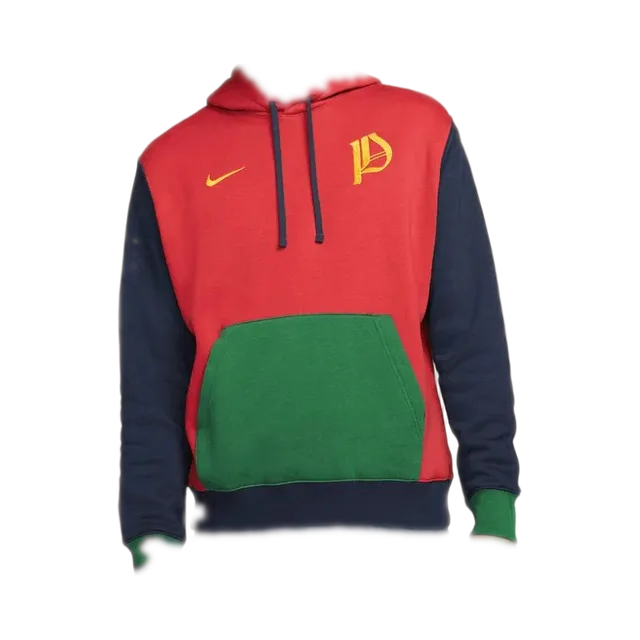 Nike Hoodie, Dark Green / Red / Yellow / White