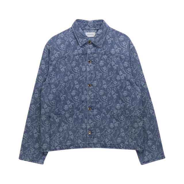 Honorthegift Jacket, Light Blue And White