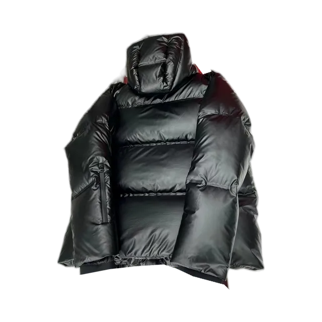 Black Hoodie, Black / Red