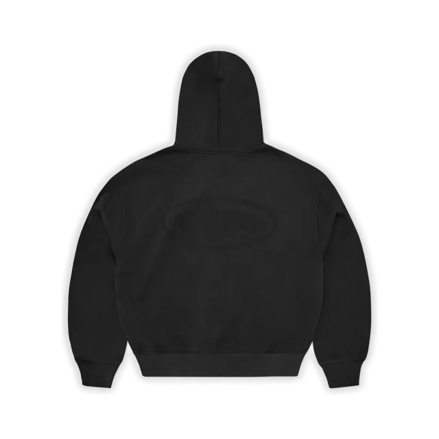 Black Hoodie, Black / White