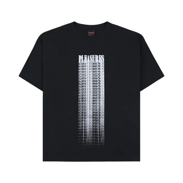 Pleasures T-Shirt, Black / White
