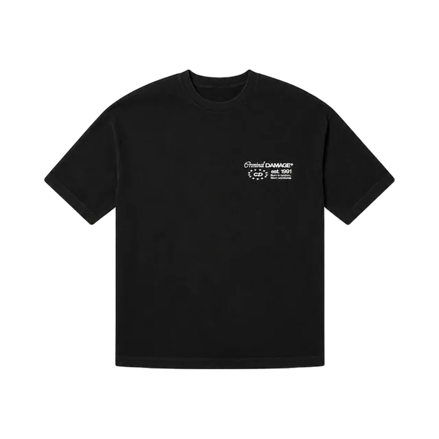 Criminal Damage T-Shirt, Black / White