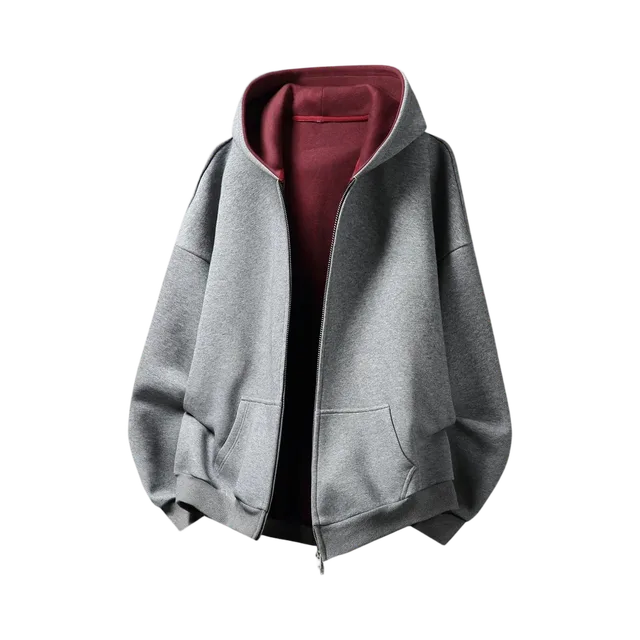 Olive Green Hoodie, Olive Green / Grey / Black