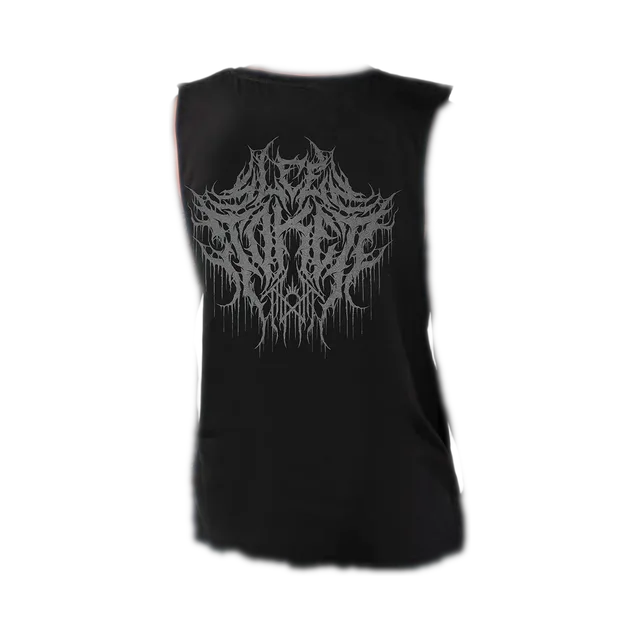 Spite Tank-Top, Black / White