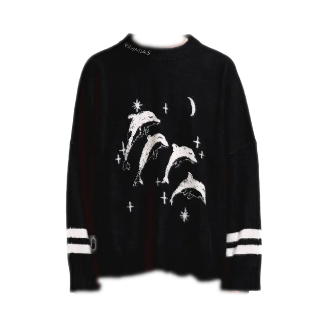 Stone Island Sweater, Black / White
