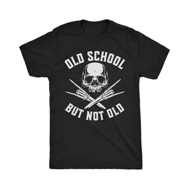 Black T-Shirt, Black / White / Red