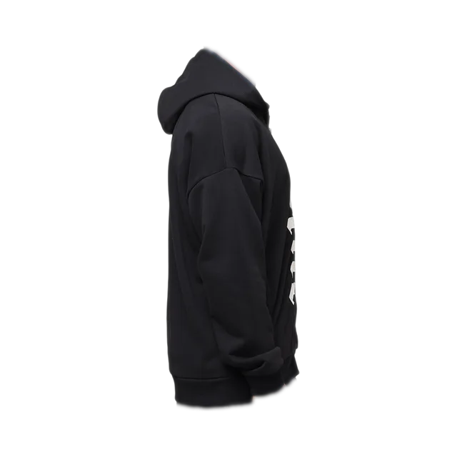 Black Hoodie, Black / White