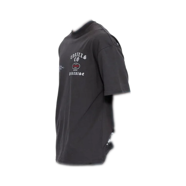 Black T-Shirt, Black / White