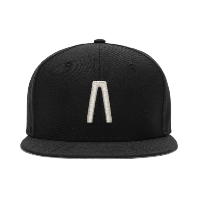 Atlanta Braves Cap, Black And Silver
