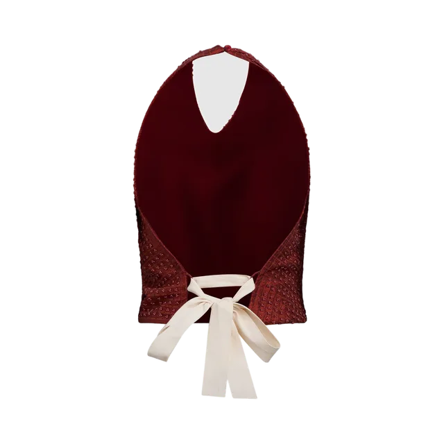 Taepark Jacket, Maroon And Black