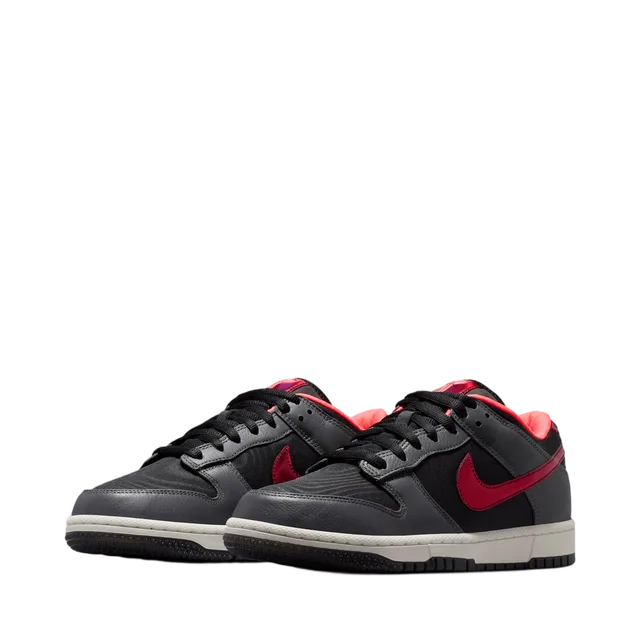 Nike Sneakers, Black And Gray With Red Laces