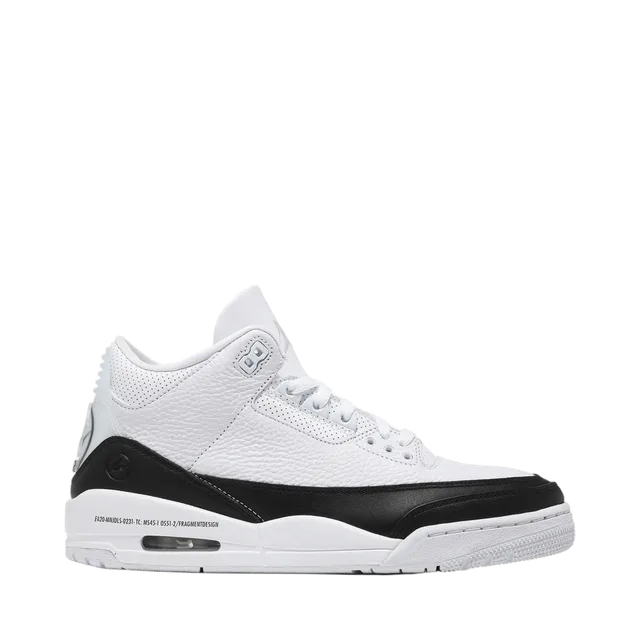 Fragment Design Shoes in White And Black