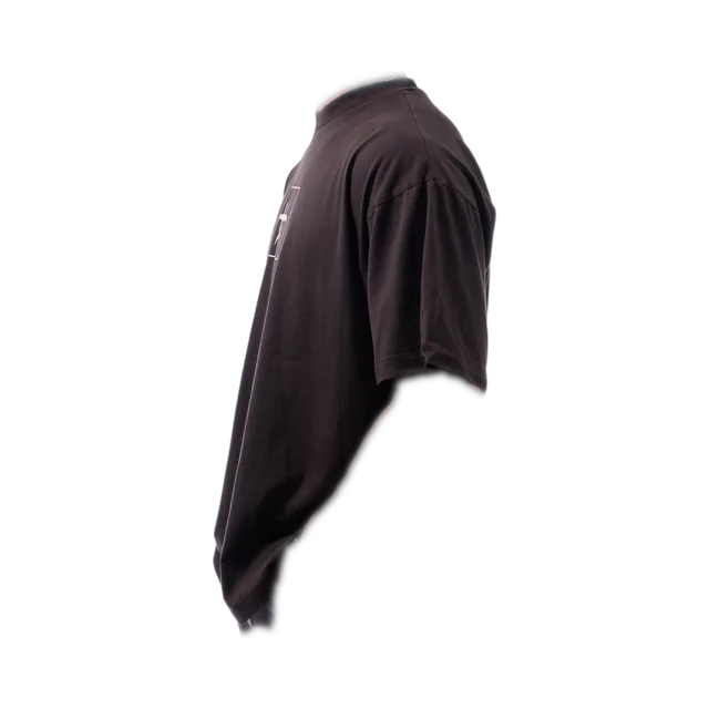 Black T-Shirt, Black / White