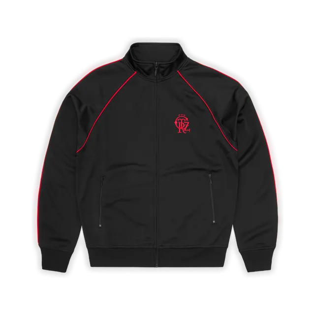 Corteiz Jacket, Black With Red Accents