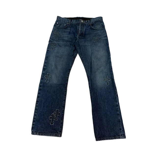 Chrome Hearts Jeans, Medium Blue