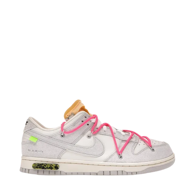 Nike Sneakers, White/Gray / Neon Green / Pink
