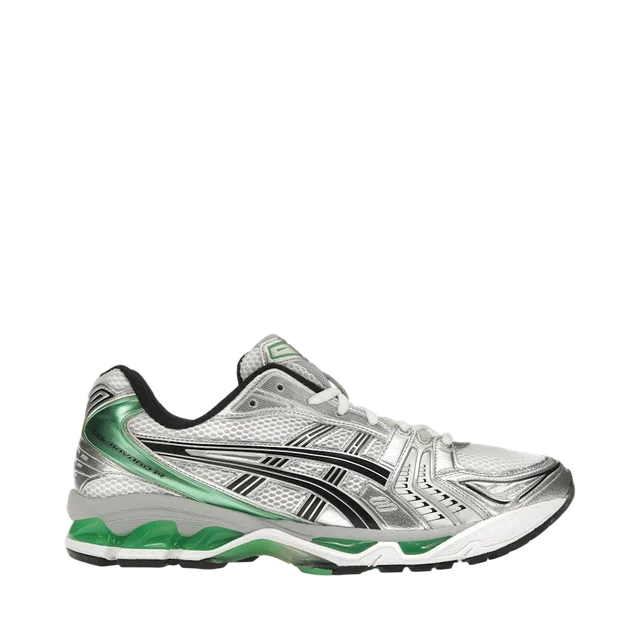 Asics Sneakers in White / Silver / Green